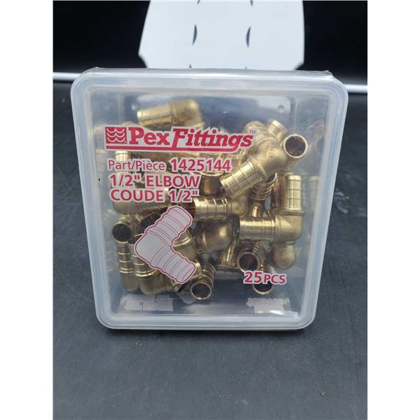 Pex Fittings .5in Tee (25pcs)