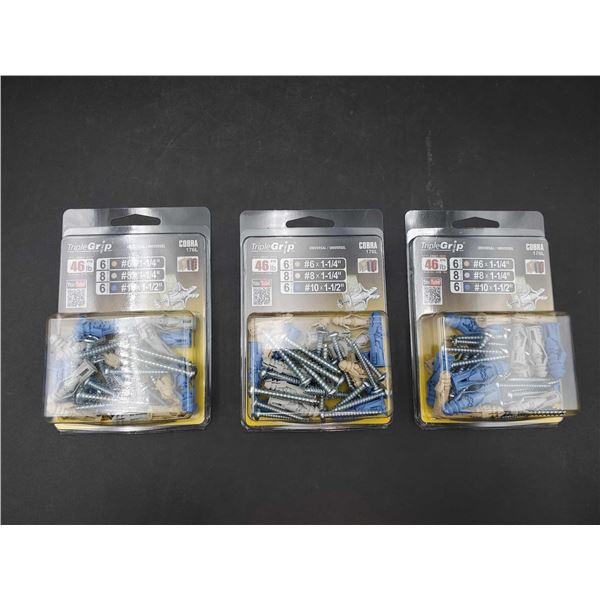 Triple Grip Universal Assorted Screws and Anchors (3x)