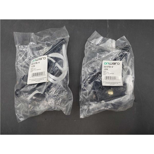 Onward Black Gate Latch (2ct)