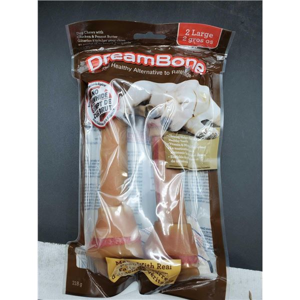 DreamBone Dog Chews with Chicken & Peanut Butter (218g)