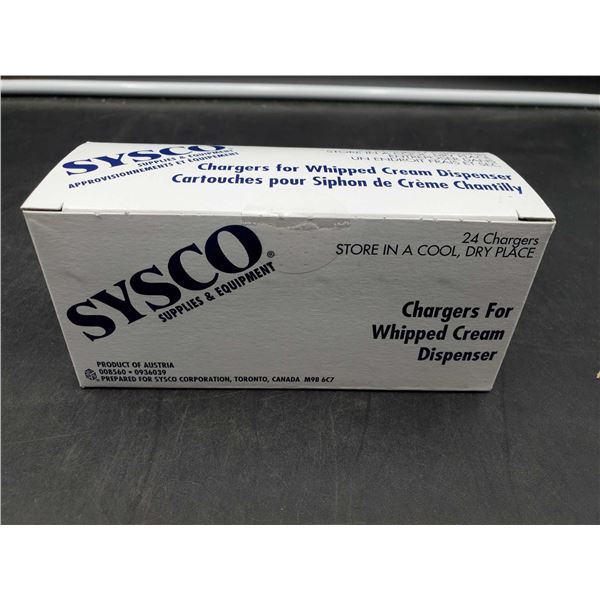 Sysco Chargers for Whipped Cream Dispenser (24 Chargers)