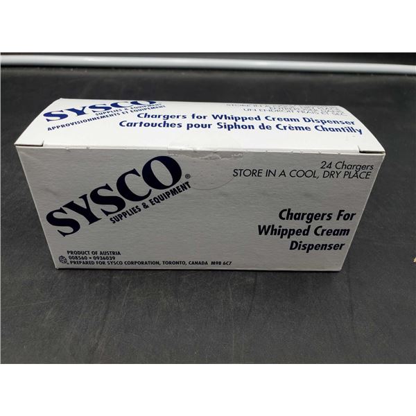Sysco Chargers for Whipped Cream Dispenser (24 Chargers)