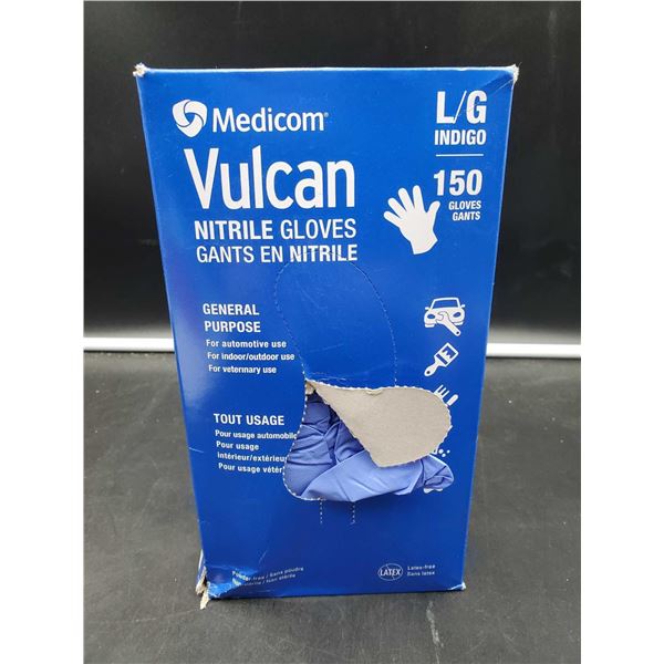 Medicom Vulcan Nitrile Gloves Large (150pairs)