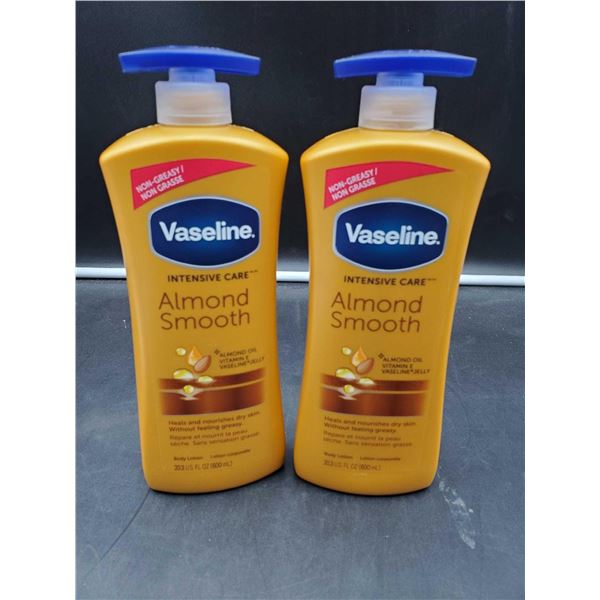 Vaseline Intensive Care Almond Smooth Lotion (2 x 600ml)