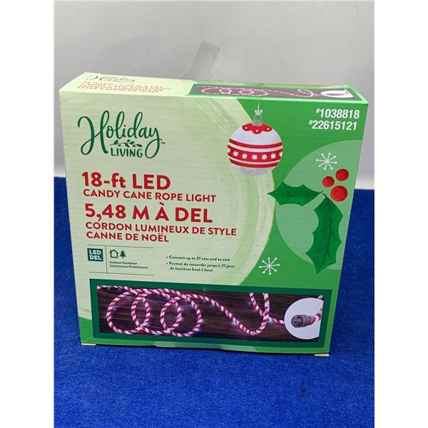 Holiday Living 18ft LED Candy Cane Rope Light