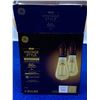 Image 1 : GE Vintage Style LED Amber Glass (60W x 2 bulbs)