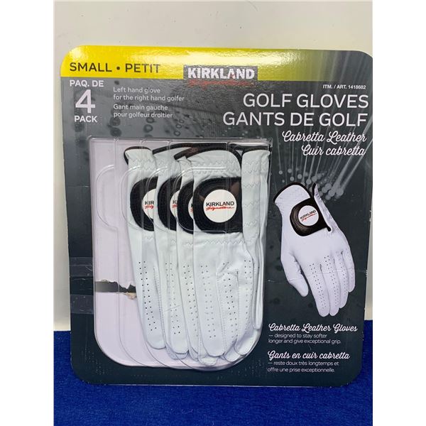 Kirkland Golf Gloves- Small 4pk Left Hand Gloves