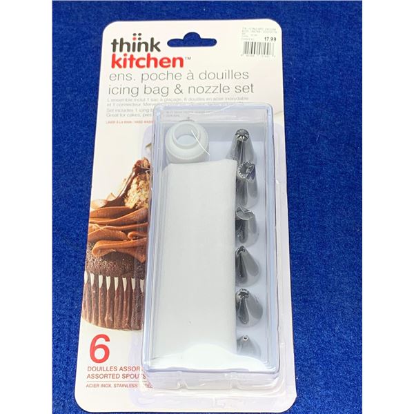 Think Kitchen Icing Bag & Nozzle Set