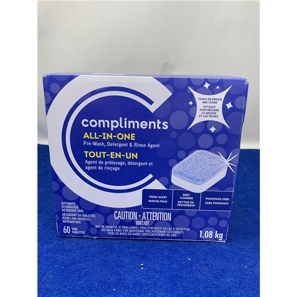 Compliments All-In-One Dishwashing Tabs (60tabs)
