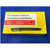Image 1 : Permanent Markers-Fine Tip Black (12ct)