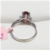 Image 4 : 14K White Gold Tourmaline(1.18ct) Diamond(0.06ct) Ring (~Size 0) (~length 0 inches) (~weight 2.26g),