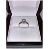 Image 1 : Ladies .80 Carat Princess Cut Solitaire 10K GP Engagement Ring
