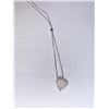 Image 4 : Heart Pendant with stones and matching 16 inch chain
