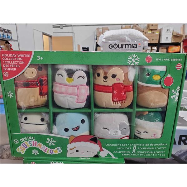 squiahmallows holiday winter collection set