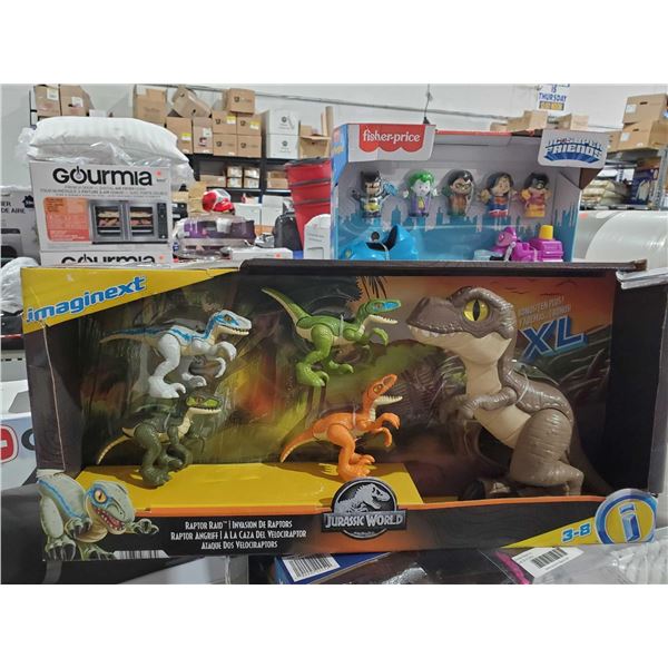 jurassic world raptor raid toys