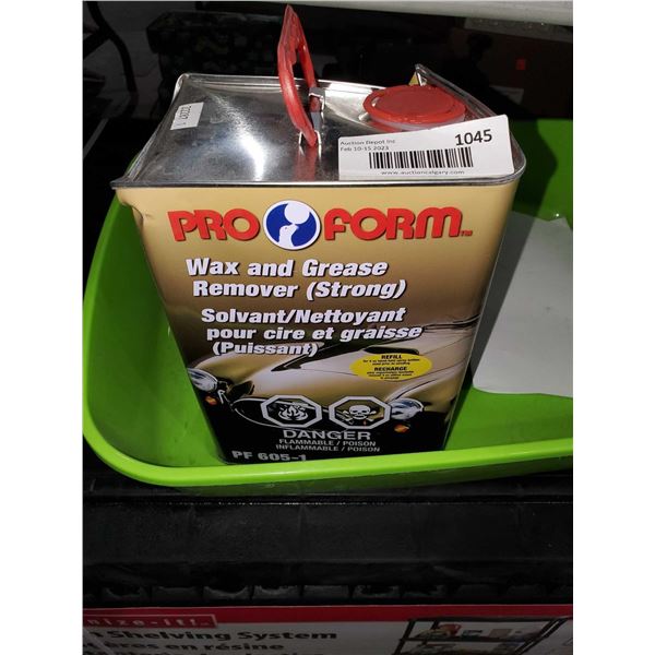 pro form wax and grease remover LEAKING READ 2ND PHOTO