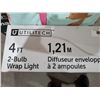 Image 2 : utilitech 4ft 2-bulb wrap light