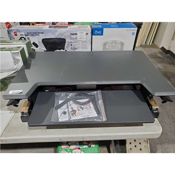 ergotron workfit-t premium adjustable work desk