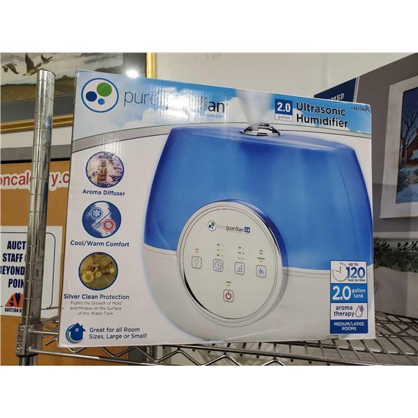 ultrasonic humidifier 2.0 gallon tank