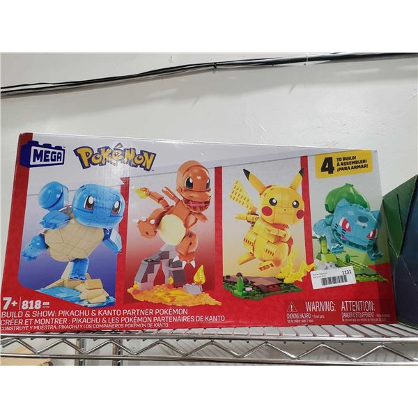 pokemon build and show pikachu & kanto partner pokemon