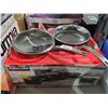 Image 1 : Kirkland Signature 10 pc Hard-Anodized Cookware Set with Extra 2 Fryingpans