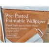 Image 4 : Pre-Pasted Textured Paintable Wallpaper 4x 57.75 sq ft
