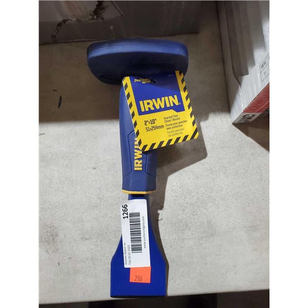 Irwin ProTouch Grip2"x10" Guarded Floor Chisel / Bolster