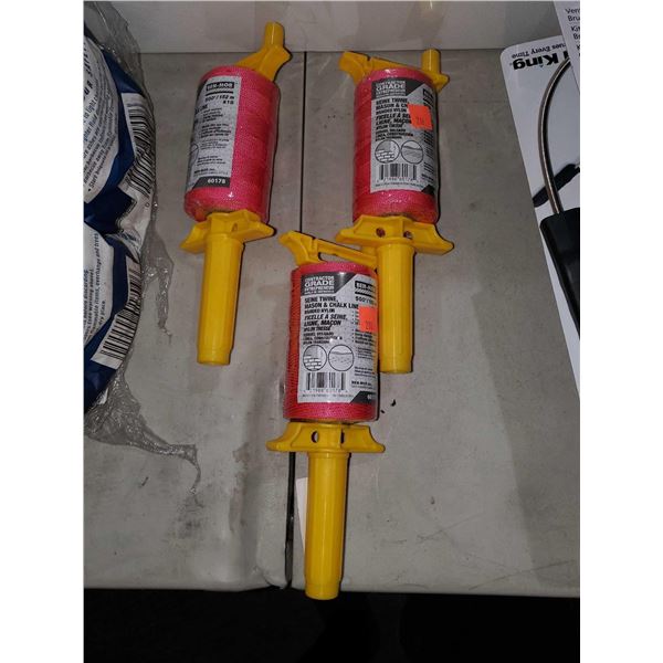 Ben-Mor Seine twine, Mason & Chalk Line Braided Nylon 500ft x 3