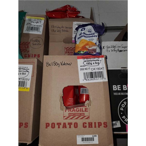 Assorted Lot of Circle K Potato Chips