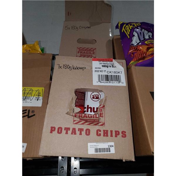 Assorted Lot of Circle K Potato Chips
