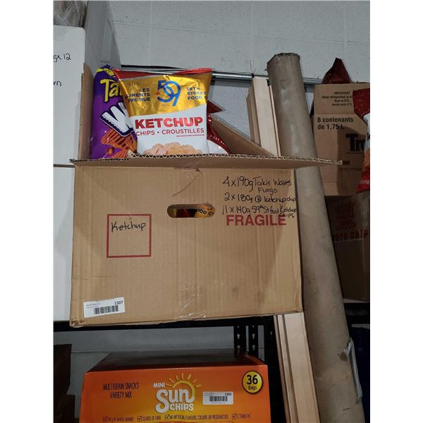 Lot of Assorted Potato Chips