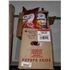 Image 1 : Assorted Lot of Circle K Potato Chips - Ketchup 9x180g  - BBQ 4x180g