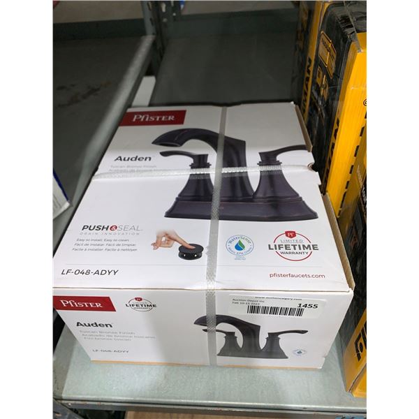 Pfister "Auden" Tuscan Bronze Finish Vanity Faucet Set