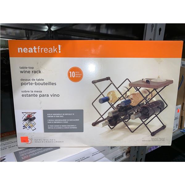 Neatfreak 10 Bottle Table Top Wine rack