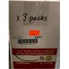 Image 2 : 3 packs of 2 - 3/4" push Fit x 1" FIP, 24" SS Water Softener Supply Line