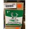 Image 4 : Kraloy 020279 Conduit Clamp-Spacer 1" lot of 3 boxes x 15pcs