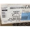Image 2 : Novik Trim 1 Gray Black blend. 9 sets of 1 top & 1 base