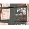 Image 3 : Skid lot of 24 boxes Ceramiche D'Italia Cemento Grigio 12"x12" 20pcd per box porcelain tiles