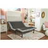 Image 1 : Electric Adjustable Ergonomic Bed Frame with feet - Size Double - Out of box - Gray - May not look e