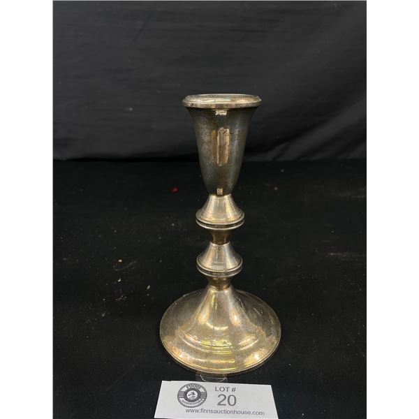 6.5  T Sterling Silver Candlestick