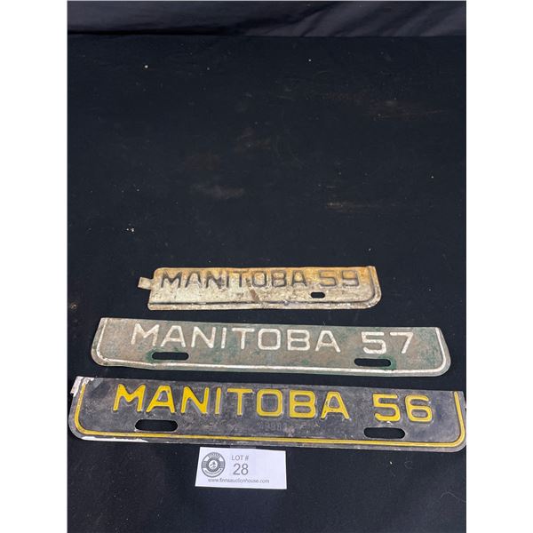 A Nice Lot of Manitoba License Plate Tabs