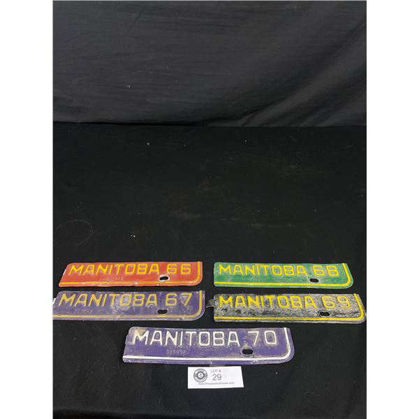 A Nice Lot of Manitoba License Plate Tabs