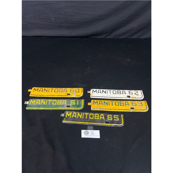 A Nice Lot of Manitoba License Plate Tabs