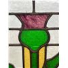 Image 2 : 1910-1930's Antique Stained Glass Window in Frame 22" x22" British Has Damage, Please Look at Photo 