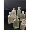 Image 2 : Nice Lot of Antique Apothocary Bottles Some Embossed