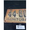 Image 2 : 1927 Manitoba License Plate