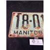 Image 2 : 1928 Manitoba License Plate