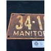 Image 2 : 1933 Manitoba License Plate