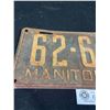 Image 2 : 1932 Manitoba License Plate