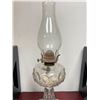 Image 2 : Antique 20 "T Glass Oil Lamp